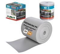 WDB Strisce di Protezione frangivista Premium Rigida PP per tappetini a Doppia Asta, in Polipropilene, per Recinzione da Giardino e Recinzione a Doppia Asta, 26 m x 19 cm