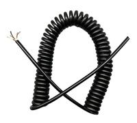 WDBDFCD Cavo a Spirale a Molla, Cavo di prolunga Flessibile, Cavo a Molla telescopico ad Alta Elasticità a 5 Anime, con Anima in Rame, Cavo di prolunga for Spirale sospesa(Stretch 3.75 Meter)