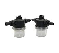 WDBDFCD Filtro per condotte idriche, Filtro per condotte i 1 Pz 20mm 25mm 40 Mesh Filtro a Grande Flusso, Pre-Filtro for Tubo 'Acqua Trasparente Irrigazione del Giardino Forniture agricole(25mm)