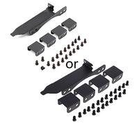 Wdbild 1 Set 3 Fan Mount Rack PCI Slot Staffa Per Scheda Video 9cm/12cm 3 Ventole Mount Rack PCI Connettori