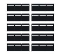Wdbild 10 buste adesive in PVC trasparente, 28,2 x 9,7 cm, buste per spedizioni, etichette di ritorno, buste trasparenti con adesivo