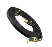 Wdbild 1080P PC Computer HDTV a VGA Video Converter Con 3.5mm USB Maschio A Maschio Adattatore Per Il Computer Portatile Monitor Proiettore VGA Hdtv Adattatore Per Laptop
