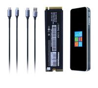Wdbild 10Gbps NVMe Stati Solidi Drive Enclosure Alluminio USB3.1 Hard Drive Installazione Recinzione Esterno Stati Solidi Disco Per PC Ad Alta Velocità di Archiviazione