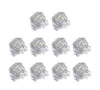 Wdbild 10Pcs TTC Silenti Bluastro Bianco V2V3 Interruttori Tattili Per Tastiere Da Gioco Meccaniche 3Pin TTC Interruttori