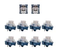 Wdbild 10Pcs TTC Silenti Bluastro Bianco V2V3 Interruttori Tattili Per Tastiere Da Gioco Meccaniche 3Pin TTC Interruttori