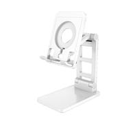 Wdbild 2 In 1 Supporto Pieghevole Del Telefono Per La Scrivania Altezza Regolabile Telefoni Cellulari Supporto Portatile Culla Desktop Dock Tablet