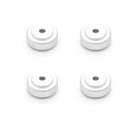 Wdbild 4 piedini per altoparlanti con base in gomma antiscivolo resistenti e antivibrazioni, per sistemi di amplificatori Hi-Fi, dimensioni 20 x 9 mm