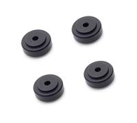 Wdbild 4 piedini per altoparlanti con base in gomma antiscivolo resistenti e antivibrazioni, per sistemi di amplificatori Hi-Fi, dimensioni 20 x 9 mm