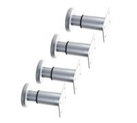 Wdbild 4Pcs Altezza Regolabile Mobili Gambe Metallo Rotondo Governo Piedini di Ricambio Per Cassetto Comò Tavolo Divano Per Cabinet
