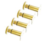Wdbild 4Pcs Oro Colorato Regolabile Mobili Gambe Flessibile Altezza Acciaio Rack Per Vari Arredi Gambe Mobili Regolabile
