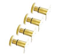 Wdbild 4Pcs Oro Colorato Regolabile Mobili Gambe Flessibile Altezza Acciaio Rack Per Vari Arredi Gambe Mobili Regolabile