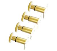 Wdbild 4Pcs Oro Colorato Regolabile Mobili Gambe Flessibile Altezza Acciaio Rack Per Vari Arredi Gambe Mobili Regolabile