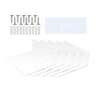 Wdbild 5 mensole galleggianti da parete in vaso per vasi da fiori in acrilico