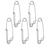 Wdbild 5Pcs Lungo Linea Clip In Acciaio Inox Longline Branch Hanger Connettore Chip Clip Per Borse Sacchetto Clip Chip Sacchetto Per Sigillante Alimentare Chip Chip Sigillante Forniture Da Cucina