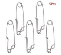Wdbild 5Pcs Lungo Linea Clip In Acciaio Inox Longline Branch Hanger Connettore Chip Clip Per Borse Sacchetto Clip Chip Sacchetto Per Sigillante Alimentare Chip Chip Sigillante Forniture Da Cucina