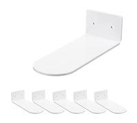 Wdbild 6pcs Floating Scarpa Mensole Acrilico Parete Scarpa Espositore Mensola Per Sneaker Scarpe Da Basket Da Collezione Rack Home Decor