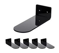Wdbild 6pcs Floating Scarpa Mensole Acrilico Parete Scarpa Espositore Mensola Per Sneaker Scarpe Da Basket Da Collezione Rack Home Decor