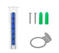 Wdbild 7 "pluviometro esterno con staffa in acciaio inossidabile per giardino Yard Farm misura grande capacità pluviometro in acciaio inossidabile