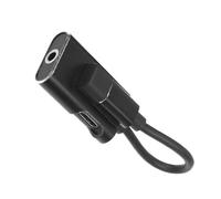 Wdbild Adattatore convertitore porta auricolare in alluminio da 3,5 mm adatto per dispositivi di tipo C consente la ricarica della riproduzione del suono allo stesso tempo Adattatore telefonico in