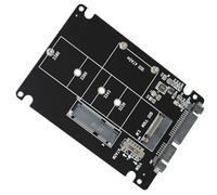 Wdbild Adattatore da disco solido MSATA economico a adattatore per una soluzione di archiviazione avanzata Disco solido MSATA a SATA2.5"/3.5" MSATA