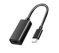 Wdbild Adattatore in alluminio USB C compatibile con HDTV Risoluzione 4Kx2K Ampia Compatibilità Per HDTV Monitor Presentazioni USB C Portatile Adattatore compatibile con Hdtv