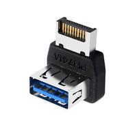 Wdbild Adattatore per scheda madre USB 3.1 a tipo E Header Pannello convertitore TIPO E Connettore sterzo a 90 gradi Trasferimento dati