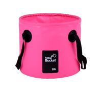 Wdbild Bacini di pesca Trasportatore di acqua PVC Secchio da pesca Borsa da pesca con manico Barili da pesca Contenitore pieghevole Tackle Bag, A