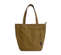 Wdbild Borsa a tracolla alla moda spaziosa borsa casual da donna grande capacità per scuola e uso casual, Marrone