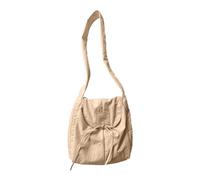 Wdbild Borsa a tracolla in nylon alla moda spaziosa e versatile per studenti, professionisti e avventurieri, cachi