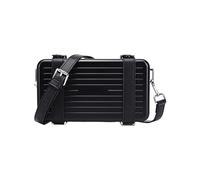 Wdbild Borsa a tracolla moderna per le donne morbida testurizzata tessuto scamosciato interno spazioso retrò ispirato lavoro borsa casual compatta città donna quotidiana, Nero , One Size