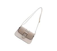 Wdbild Borsa da donna Paillettes Messaggeri Tracolla in pelle PU Borsa a tracolla Semplice Quotidiano Trendy Incontri Donne Crossbody in pelle PU Messenger Square Simple Shoulder, Beige, One Size