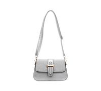 Wdbild Borsa da donna Paillettes Messaggeri Tracolla in pelle PU Borsa a tracolla Semplice Quotidiano Trendy Incontri Donne Crossbody in pelle PU Messenger Square Simple Shoulder, Argento, One Size