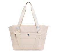 Wdbild Borsa da viaggio, borsa da viaggio multifunzionale borse fitness palestra borsa sportiva grande capacità spalla borse da allenamento trapuntate, Beige, Taglia unica