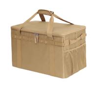 Wdbild Borsa da viaggio per fornello da campeggio all'aperto, impermeabile, da viaggio, da cucina, utensili da cucina, borsa per organizzare oggetti vari, cachi