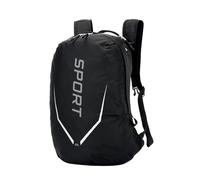 Wdbild Borsa da viaggio, zaino da trekking di grande capacità, in nylon, resistente all'acqua, per sport, arrampicata, sport e attività all'aperto, Nero , Taglia unica