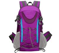 Wdbild Borsa da viaggio, zaino da trekking per donne e uomini, zaini da ciclismo, zaino sportivo di grande capacità, resistente all'acqua, Viola, Taglia unica