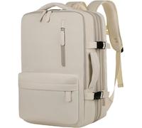 Wdbild Borsa da viaggio, zaino da viaggio per laptop per donne e uomini, borsa da lavoro casual di grande capacità, impermeabile, borsa da viaggio per escursionismo zaino da lavoro, bianco, Taglia