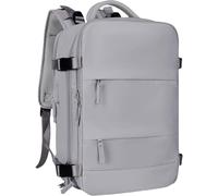 Wdbild Borsa da viaggio, zaino da viaggio zaino per computer portatile escursionismo sport zaini casual zaini grande capacità zaino scuola borsa, grigio, Taglia unica