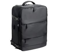 Wdbild Borsa da viaggio, zaino da viaggio zaino per computer portatile escursionismo sport zaini casual zaini grande capacità zaino scuola borsa, Nero , Taglia unica