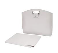 Wdbild Borsa Del Computer Portatile Per Le Donne 13.3/14 pollice Borsa Del Computer Affari Ufficio Valigette Grande Capacità Borsa Professionale Gadget Storage Soluzione, Grigio di alta qualità