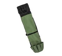 Wdbild Borsa organizer per canne da pesca, grande capacità, multifunzione, pieghevole, per 5 pali, Verde