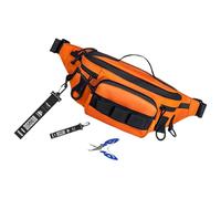 Wdbild Borsa per accessori da pesca impermeabile a 6 scomparti multipli Organizzazione Pannello posteriore traspirante per affrontare esche Marsupio impermeabile, G, Luya pliers set