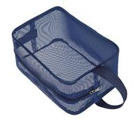 Wdbild Borsa per il trucco, borsa da doccia in rete per palestra, viaggi, campeggio e dormitorio, essenziale ad asciugatura rapida, portatile, da appendere, organizer per articoli da toeletta, Xiao