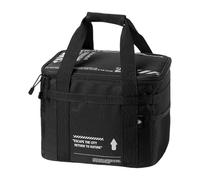 Wdbild Borsa per utensili da campeggio impermeabile Borsa da tavola per esterni Borsa da tavola di grande capacità Picnic Pentole Gadget Borsa da trasporto, Nero