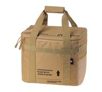 Wdbild Borsa per utensili da campeggio impermeabile Borsa da tavola per esterni Borsa da tavola di grande capacità Picnic Pentole Gadget Borsa da trasporto, cachi