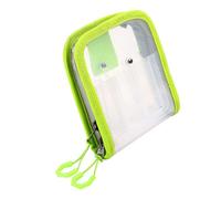 Wdbild Borsa portatile per esche per esche trasparenti calamari, custodia per esche con gancio a 6 scomparti, organizer per attrezzatura da pesca, multiuso, soluzione di archiviazione