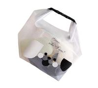 Wdbild Borse da spiaggia da viaggio Borsa impermeabile a prova di sabbia Borsa da toilette di grande capacità Borsa per nuoto piscina e vacanze Borsa da nuoto, bianco, One Size