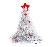 Wdbild Cappello a cilindro, cappello a forma di albero di Natale, per feste e costumi, accessori per adulti, illuminati, decorazioni per feste