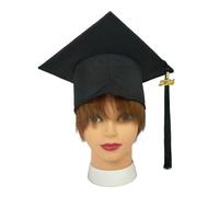 Wdbild Cappello a cilindro, cappello da laurea con frange per adulti, cappello da laurea accademico per cerimonia di laurea 2024
