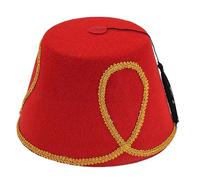 Wdbild Cappello a cilindro, cappello di tacchino esotico a tema copricapo con finiture dorate nappe nere cappelli di tacchino cappelli a tema egiziano copricapo unico